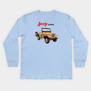 1962 Jeep 'Universal' CJ-5 Kids Long Sleeve T-Shirt